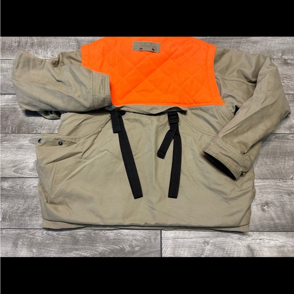 Cabela’s Blaze Orange Birding Pheasant Hunting Mens Jacket Game Bag Size Medium - Picture 5 of 9